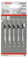 Bosch Accessories 2608630031 Szúrófűrészlap T 101 AO - Clean for Wood 5 db 2. bélyegkép
