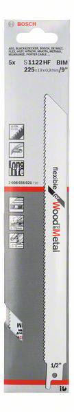 Bosch Accessories 2608656021 Szablyafűrészlap, S 1122 HF - Flexible for Wood and Metal Fűrészlap hos 2. kép
