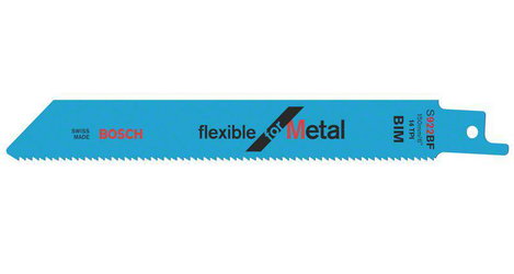 Bosch Accessories 2608657550 Szablyafűrészlap S 922 BF - Flexible for Metal 25 db