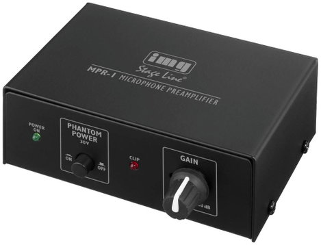 IMG StageLine MPR-1 1 csatornás Mikrofon vezérlőerősítő