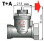 Adapter TA radiátorszelephez M28x1,5, 700 100 006 3. bélyegkép