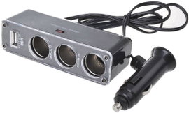 019014 IWH Szivargyújtó elosztó Szivargyújtó csatlakozók száma 3 x Csatlakozók: USB 1 x