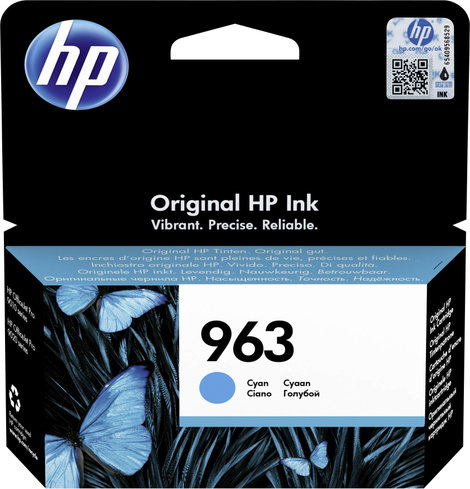HP Tinta 963 Eredeti Cián 3JA23AE 2. kép