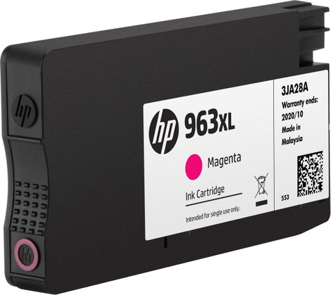HP Tinta 963XL Eredeti Bíbor 3JA28AE 2. kép