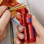 Knipex 16 95 02 SB ErgoStrip Kábel csupaszoló Alkalmas Kerek vezetékek, Nedves helyiség kábel, Adtav 18. bélyegkép