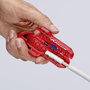 Knipex 16 95 02 SB ErgoStrip Kábel csupaszoló Alkalmas Kerek vezetékek, Nedves helyiség kábel, Adtav 9. bélyegkép