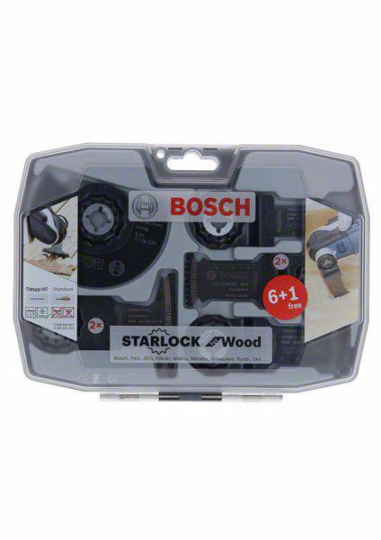 Bosch Accessories 2608664623 Best of Wood Merülő fűrészlap készlet 7 részes 1 készlet 2. kép