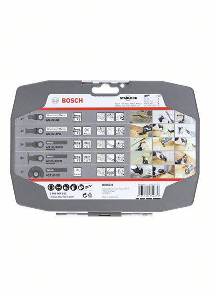 Bosch Accessories 2608664623 Best of Wood Merülő fűrészlap készlet 7 részes 1 készlet 3. kép
