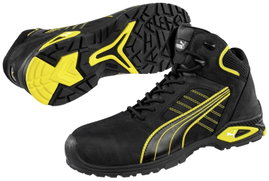 PUMA Amsterdam Mid 632240-44 Biztonsági csizma S3 Cipőméret (EU): 44 Fekete, Sárga 1 db
