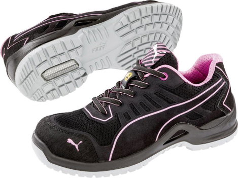 PUMA Fuse TC Pink Wns Low 644110-39 ESD Biztonsági cipő S1P Cipőméret (EU): 39 Fekete, Rózsa 1 db
