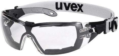 uvex pheos guard 9192180 Védőszemüveg UV-védelemmel Fekete, Szürke