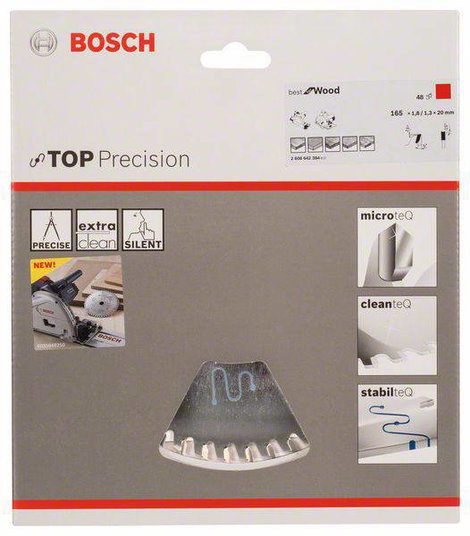Bosch Accessories Top Precision 2608642384 Körfűrészlap 165 x 20 x 1.8 mm Fogak száma (collonként): 2. kép