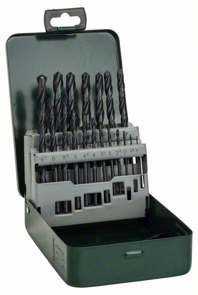 Bosch Accessories 2607019435 HSS Fém spirálfúró készlet 19 részes Hengertekercselt DIN 338 Hengeres