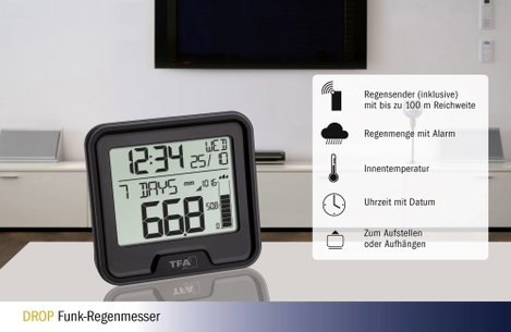 Csapadékmérő, esőmérő, TFA Dostmann 47.3005.01 4. kép