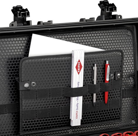 Villanyszerelő szerszámos hordtáska, üres, Knipex Robust 45 00 21 37 LE 3. kép