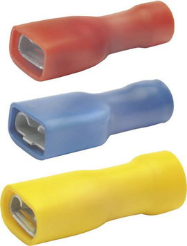 Klauke 8502V Csúszósarus hüvely Dugasz szélesség: 4.80 mm Dugaszolási vastagság: 0.50 mm 180 ° Részl