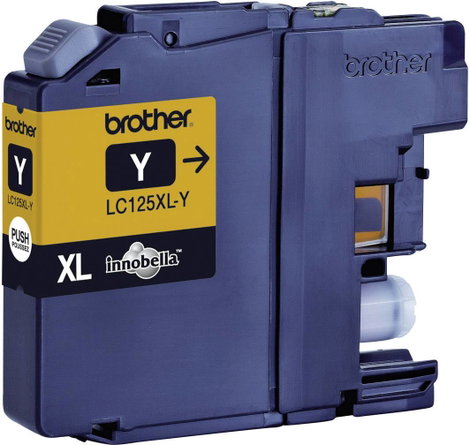 Brother LC-125XLY #####Tinte Eredeti helyettesíti Brother LC-125XLY Sárga