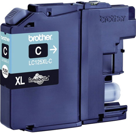 Brother LC-125XLC #####Tinte Eredeti helyettesíti Brother LC-125XLC Cián