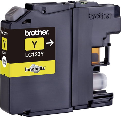 Brother LC-123Y #####Tinte Eredeti helyettesíti Brother LC-123Y Sárga 2. kép