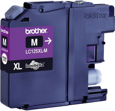 Brother LC-125XLM #####Tinte Eredeti helyettesíti Brother LC-125XLM Bíbor