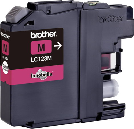 Brother LC-123M #####Tinte Eredeti helyettesíti Brother LC-123M Bíbor 2. kép