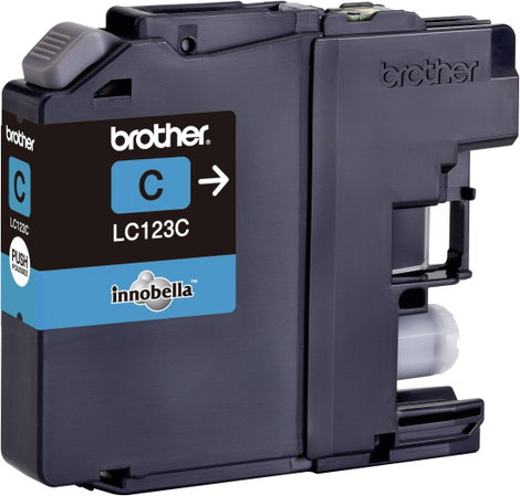 Brother LC-123C #####Tinte Eredeti helyettesíti Brother LC-123C Cián 2. kép