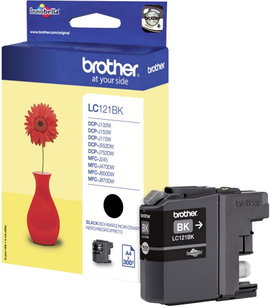 Brother LC-121BK #####Tinte Eredeti helyettesíti Brother LC-121BK Fekete
