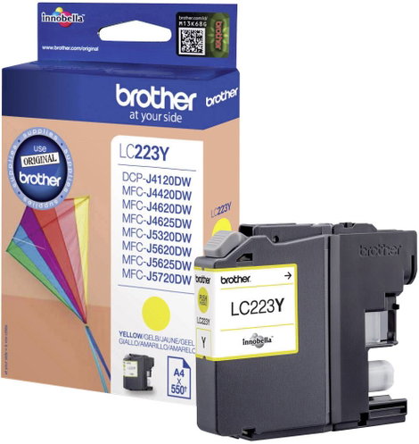 Brother LC-223Y #####Tinte Eredeti helyettesíti Brother LC-223Y Sárga