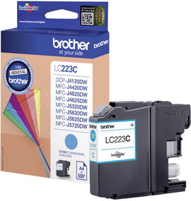 Brother LC-223C #####Tinte Eredeti helyettesíti Brother LC-223C Cián
