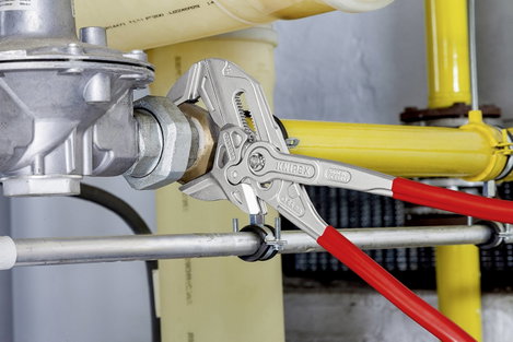 Knipex Zangenschlüssel 400mm Knipex bis 85mm/3.3/8 KS-Hüllen 86 03 400 Fogókulcs 85 mm 400 mm 6. kép