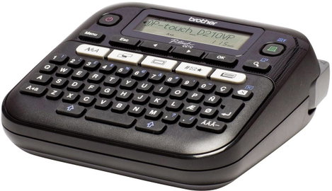 Brother P-touch D210 Feliratozó készülék Alkalmas feliratozó szalag: TZe 3.5 mm, 6 mm, 9 mm, 12 mm 3. kép