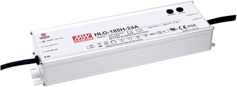 Mean Well HLG-185H-24A LED meghajtó, LED transzformátor Állandó feszültségű, Állandó áramú 187 W 7.8