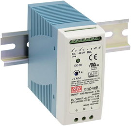 Mean Well DRC-40A Kalapsínes tápegység 13.8 V/DC 1.9 A 40 W Kimenetek száma:2 x Tartalom, tartalmi e