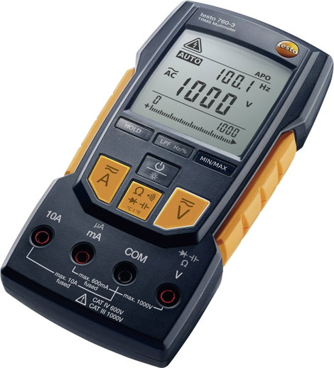 testo 760-3 Kézi multiméter digitális CAT III 1000 V, CAT IV 600 V Kijelző (digitek): 6000 2. kép