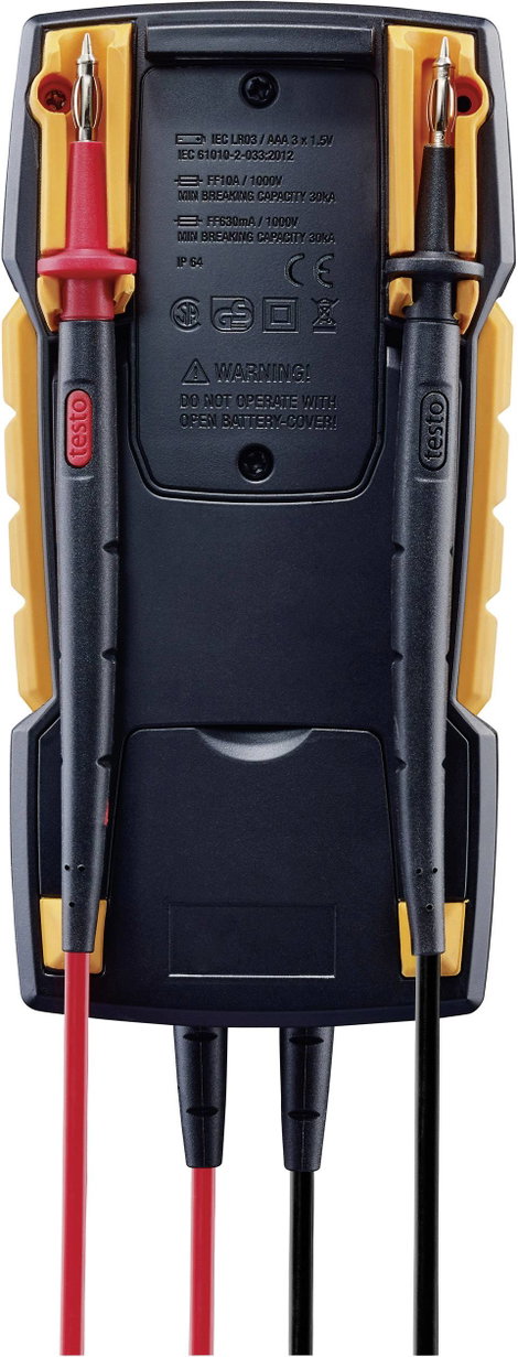 testo 760-3 Kézi multiméter digitális CAT III 1000 V, CAT IV 600 V Kijelző (digitek): 6000 6. kép