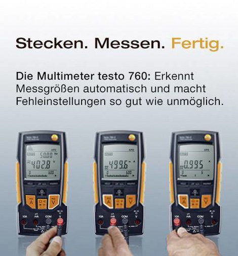 testo 760-3 Kézi multiméter digitális CAT III 1000 V, CAT IV 600 V Kijelző (digitek): 6000 8. kép