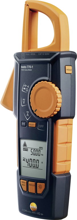 testo 770-1 Lakatfogó, Kézi multiméter digitális CAT III 1000 V, CAT IV 600 V Kijelző (digitek): 400
