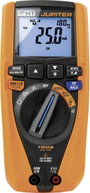 HT Instruments JUPITER Kézi multiméter, RCD teszter Kalibrált (ISO) digitális CAT IV 600 V, CAT III bélyegkép