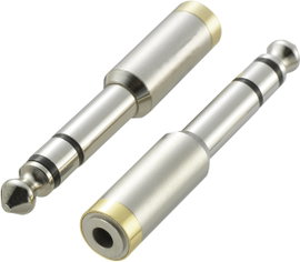 SpeaKa Professional SP-6672044 KKA-635 Jack Audio Átalakító [1x Jack-dugó, 6,35 mm-es - 1x Jack alj,