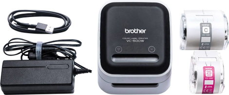 Brother VC-500W Címkenyomtató ZINK® 313 x 313 dpi Etikett szélesség (max.): 50 mm USB, WLAN 4. kép