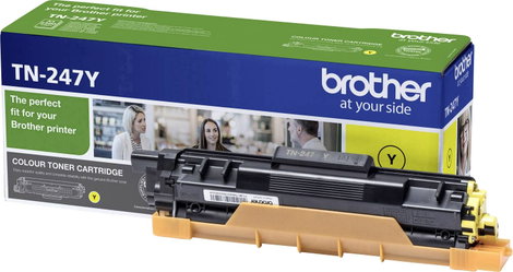 Brother Toner TN-247Y / TN247 Eredeti Sárga 2300 oldal TN247Y