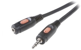 SpeaKa Professional SP-7870228 Jack Audio Hosszabbítókábel [1x Jack dugó, 3,5 mm-es - 1x Jack alj, 3