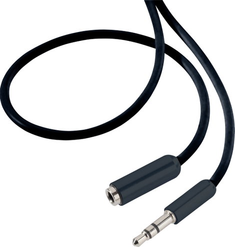 SpeaKa Professional SP-7870472 Jack Audio Hosszabbítókábel [1x Jack dugó, 3,5 mm-es - 1x Jack alj, 3