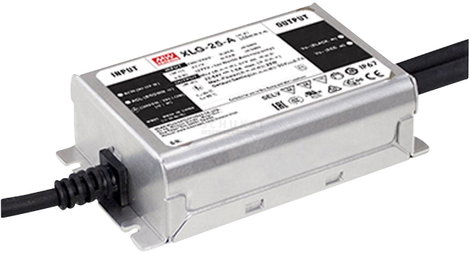 Mean Well XLG-25-AB LED meghajtó Állandó teljesítmény 25 W 250 mA - 1.05 A 22 - 54 V/DC PFC-áramkör,
