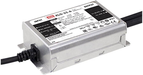 Mean Well XLG-25-A LED meghajtó Állandó teljesítmény 25 W 250 mA - 1.05 A 22 - 54 V/DC PFC-áramkör,