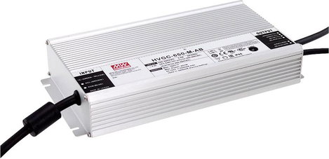 Mean Well HVGC-650-U-AB LED meghajtó Állandó teljesítmény 649.6 W 11.2 - 14 A 24 - 58 V/DC Beállítha 2. kép