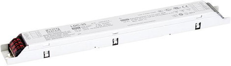 Mean Well LDC-35DA LED meghajtó Állandó teljesítmény 35 W 300 - 1000 mA 27 - 56 V/DC Dali, Gyúlékony