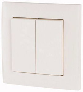 CPAD-00/194 Eaton xComfort 2 csatornás Fali nyomógomb Fehér