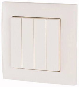 CPAD-00/195 Eaton xComfort 4 csatornás Fali nyomógomb Fehér