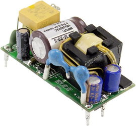 Mean Well MFM-20-12 AC/DC tápegység modul, open frame 12 V/DC 1.8 A Szabályozható kimeneti feszültsé